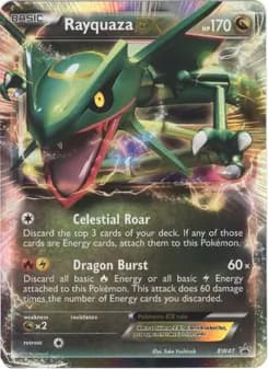 Rayquaza-EX card in English