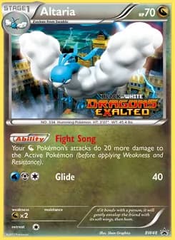 Altaria card in English
