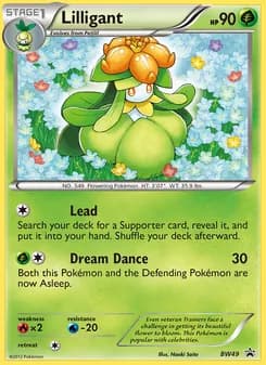 Lilligant card in English