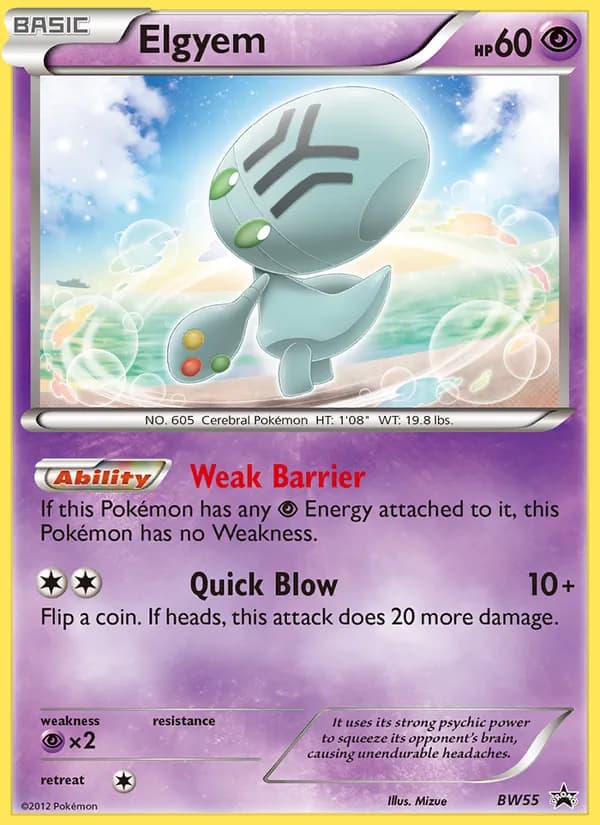 Elgyem card in English