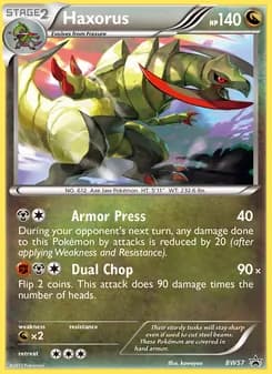 Haxorus card in English