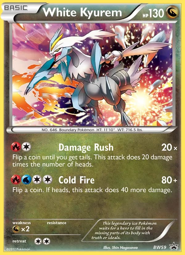 White Kyurem card in English