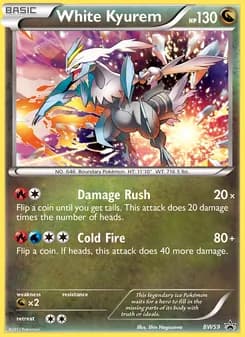 White Kyurem card in English