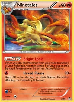 Ninetales card in English