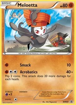 Meloetta card in English