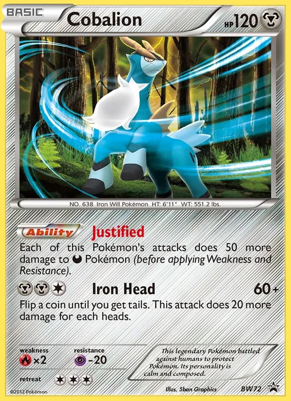 Cobalion card in English