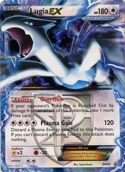 Lugia-EX card in English