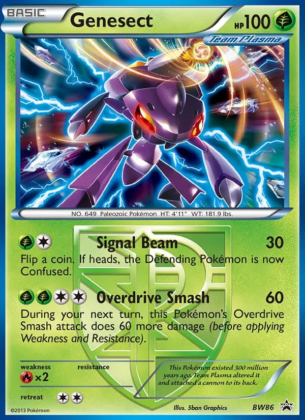 Genesect card in English