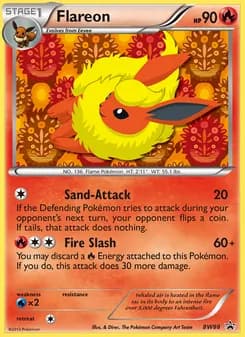 Flareon card in English