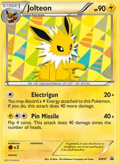 Jolteon card in English