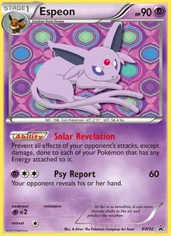 Espeon card in English