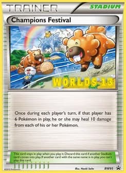 Champions Festival card in English