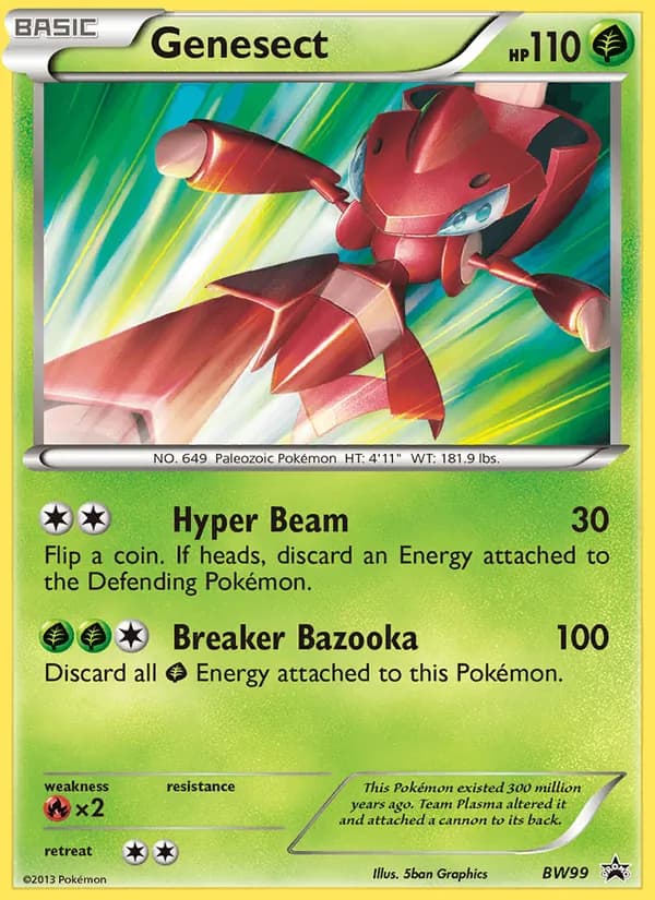 Genesect card in English