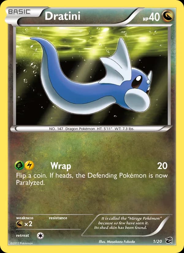 Dratini card in English