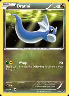 Dratini card in English
