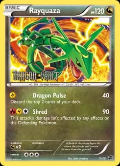 Rayquaza card in English