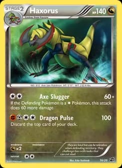 Haxorus card in English