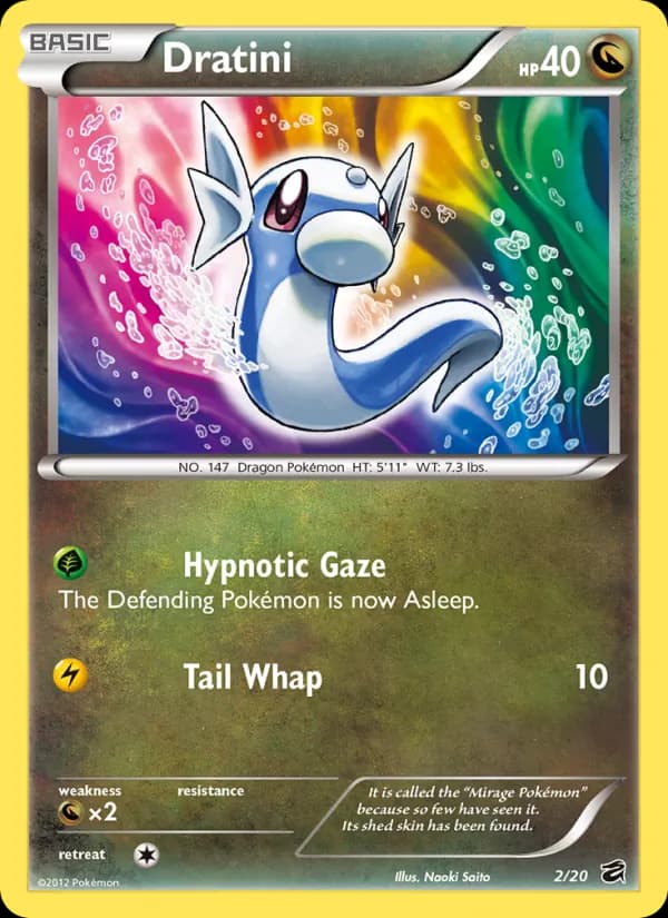 Dratini card in English