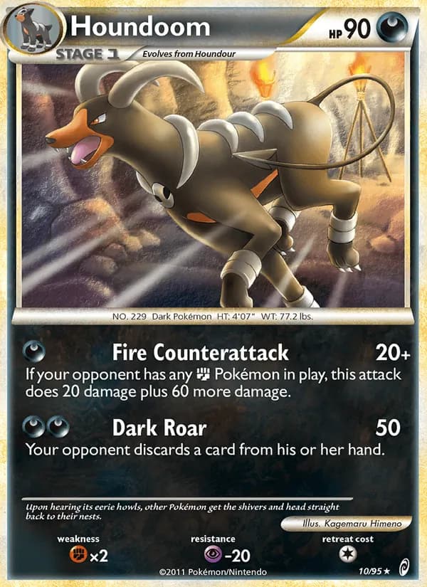 Houndoom card in English