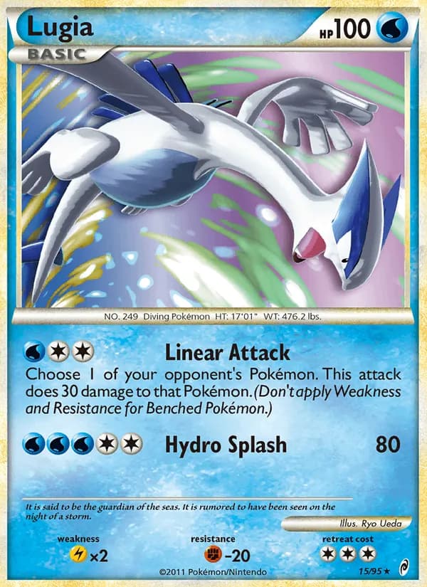 Lugia card in English