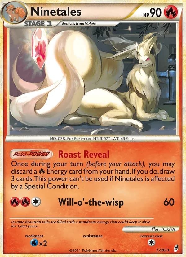 Ninetales card in English