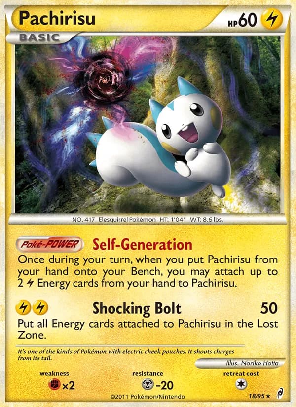 Pachirisu card in English
