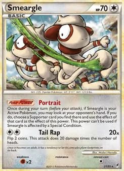 Smeargle card in English