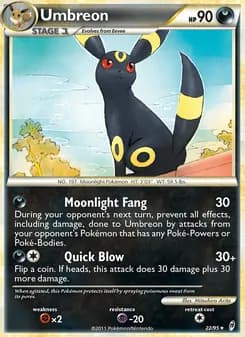 Umbreon card in English