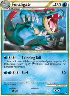 Feraligatr card in English
