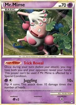 Mr. Mime card in English