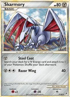 Skarmory card in English