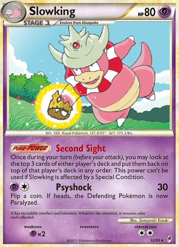Slowking card in English