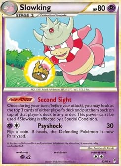 Slowking card in English