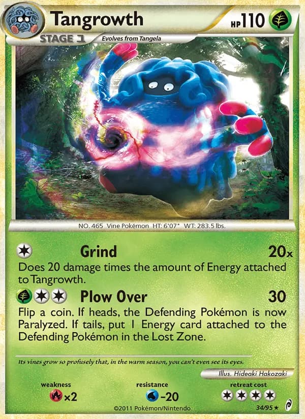Tangrowth card in English