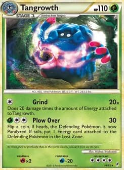 Tangrowth card in English