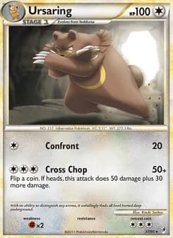 Ursaring card in English