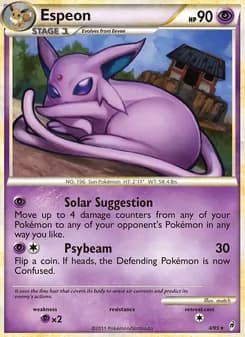Espeon card in English