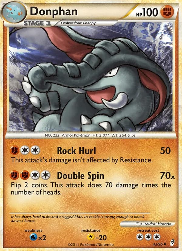 Donphan card in English