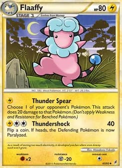 Flaaffy card in English
