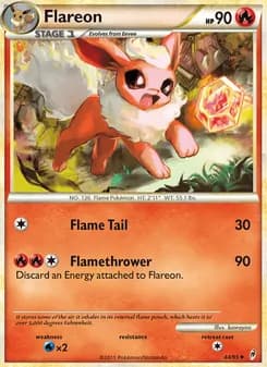 Flareon card in English