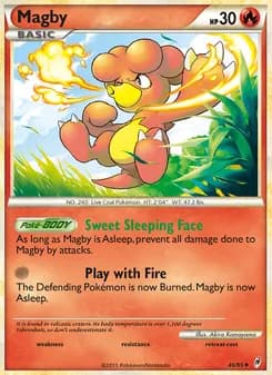 Magby card in English