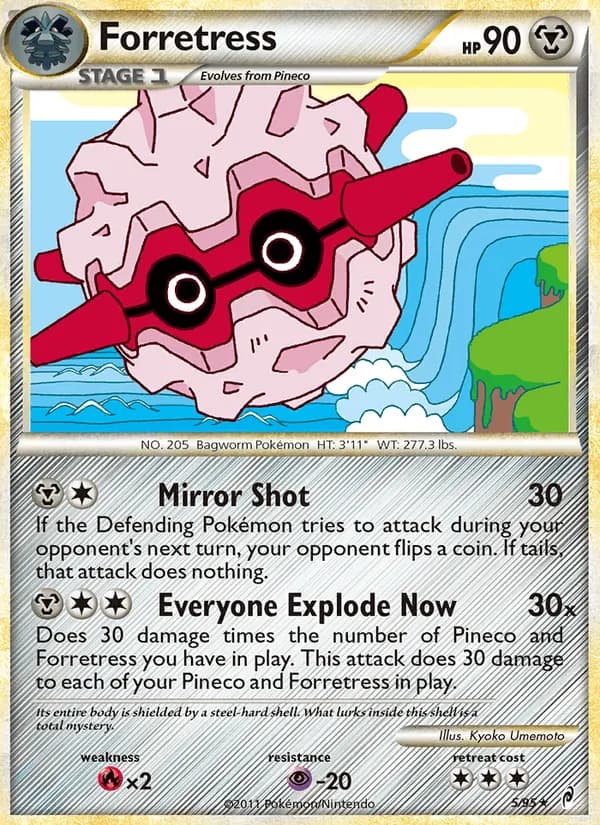 Forretress card in English