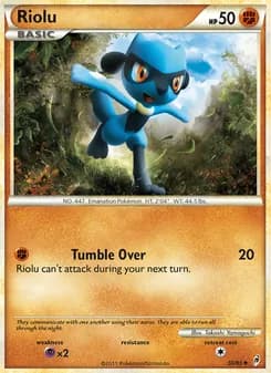Riolu card in English