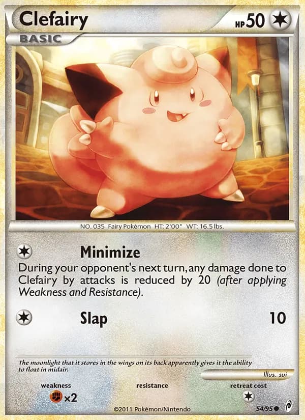 Clefairy card in English