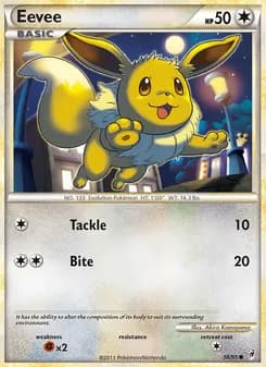 Eevee card in English
