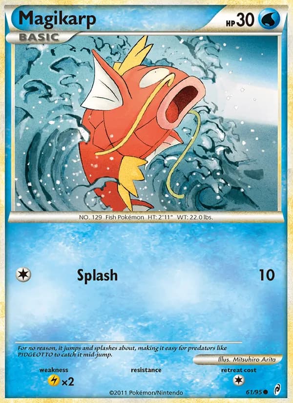 Magikarp card in English