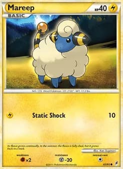 Mareep card in English