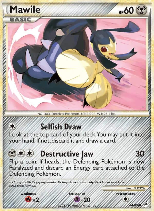 Mawile card in English