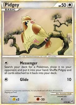 Pidgey card in English