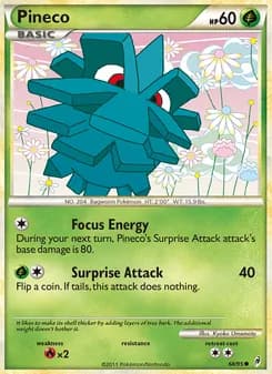 Pineco card in English
